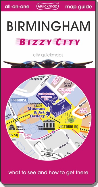 Birmingham bizzy city Quickmap cover ISBN 9780993359804