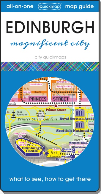 Edinburgh capital city Quickmap cover ISBN 9781739709150