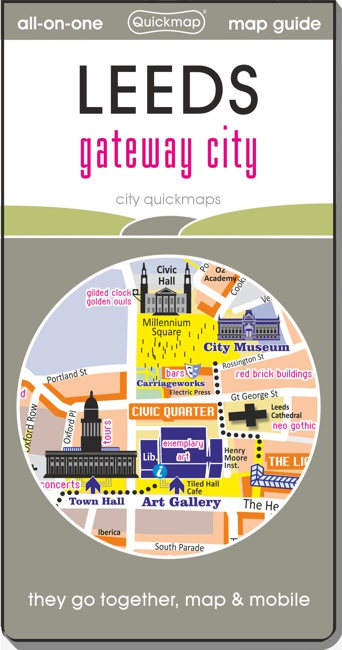 Leeds gateway city Quickmap cover ISBN 9781739709136