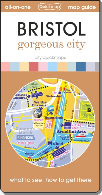 Bristol gorgeous city Quickmap cover ISBN 9781739709112