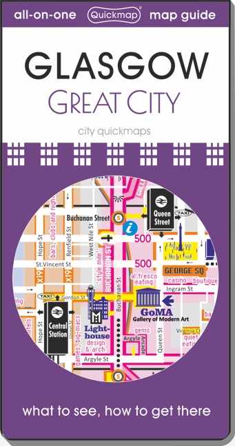 Glasgow great city Quickmap cover ISBN 9780993359811