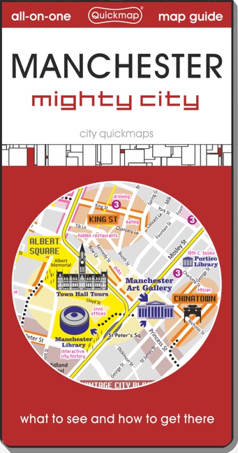 Manchester mighty city Quickmap cover ISBN 9780993359866