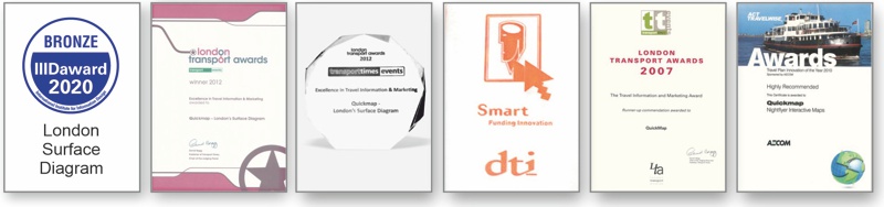 awards given to Quickmap